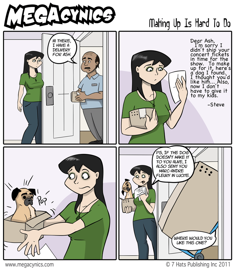 MegaCynics: Making up is Hard to Do (Sep 28, 2011)