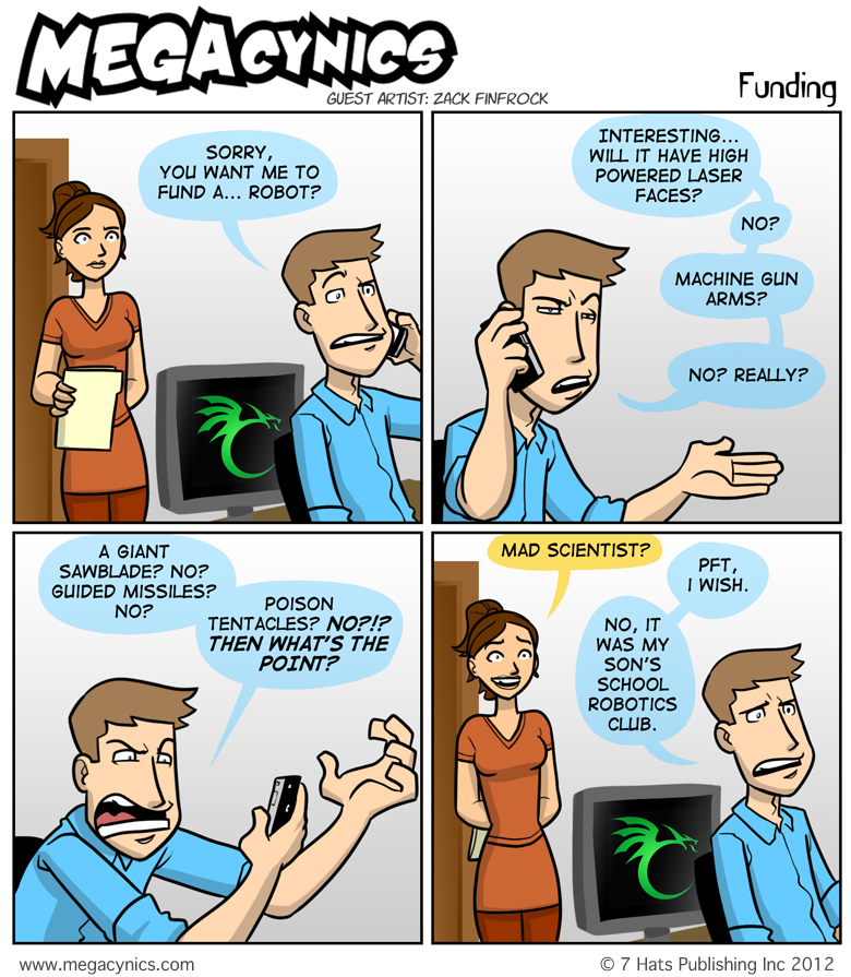 MegaCynics: Funding (Feb 6, 2012)