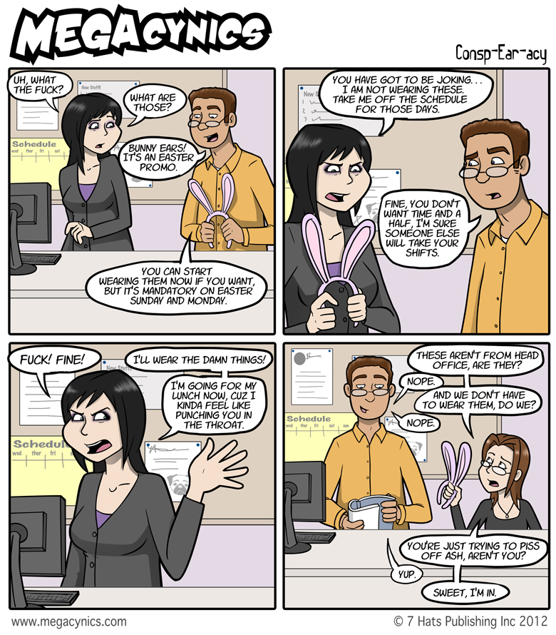 MegaCynics: Consp-Ear-acy (Mar 28, 2012)