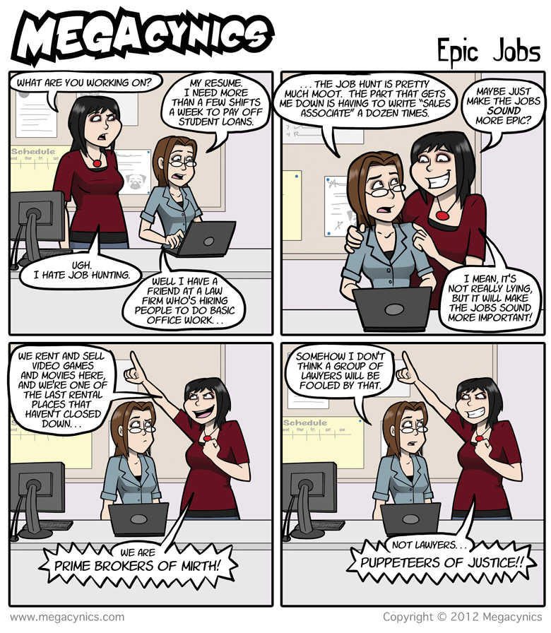 MegaCynics: Epic Jobs (Jul 11, 2012)