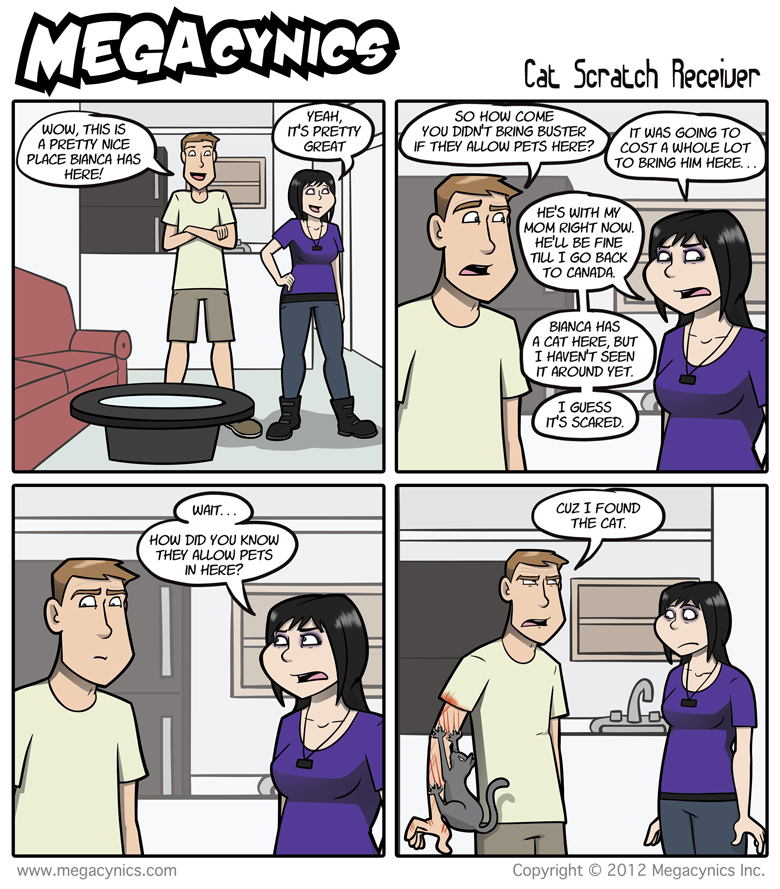 MegaCynics: Cat Scratch Receiver (Jul 30, 2012)