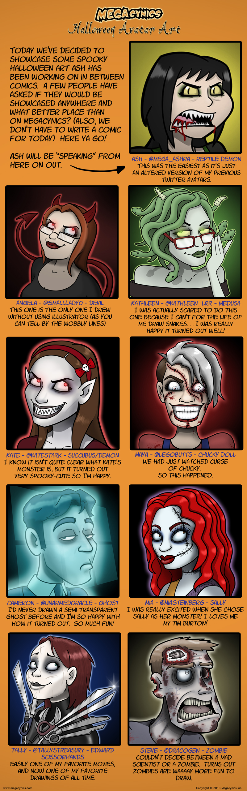 MegaCynics: Halloween Avatar Art (Oct 30, 2013)