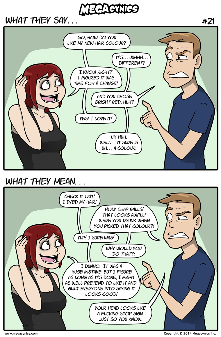 MegaCynics: What They Say #21 (Mar 19, 2014)