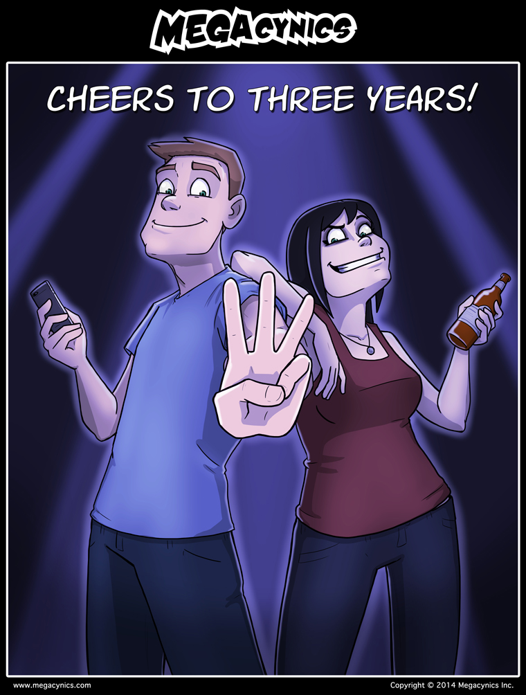 MegaCynics :: Cheers to Three Years