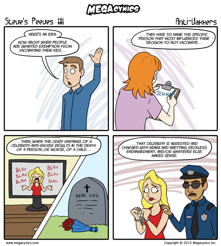 MegaCynics: Steve's Peeves #1 Anti-Vaxxers (Feb 25, 2015)