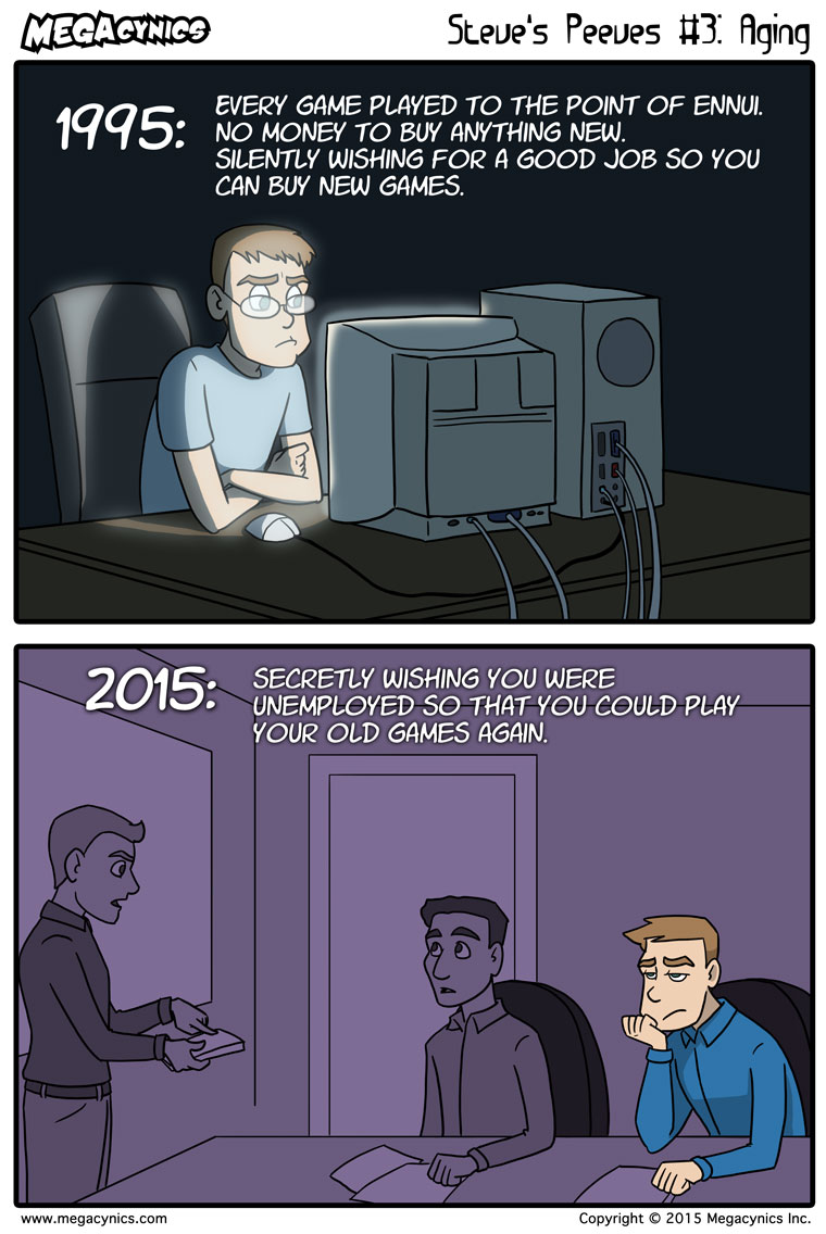 MegaCynics: Steve's Peeves #3: Aging (Mar 11, 2015)