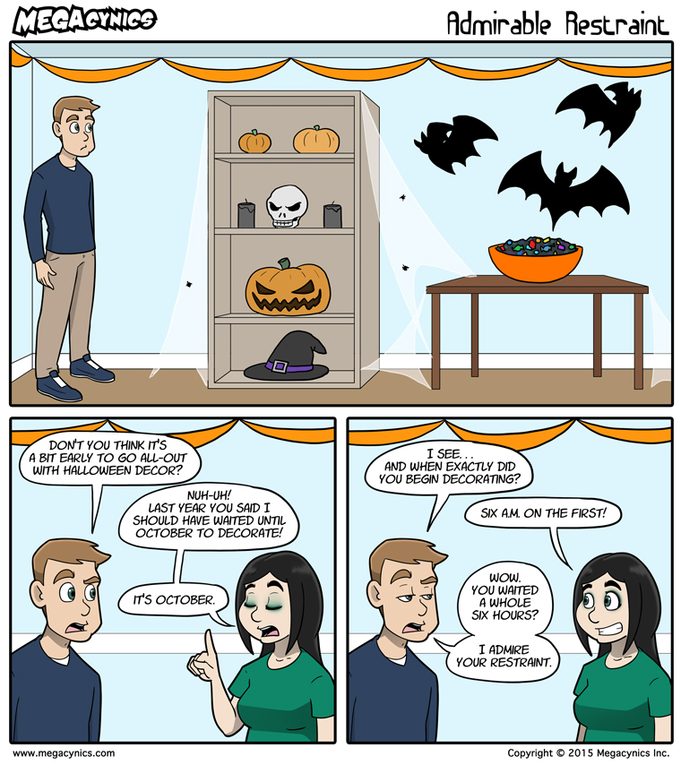 MegaCynics: Admirable Restraint (Oct 2, 2015)