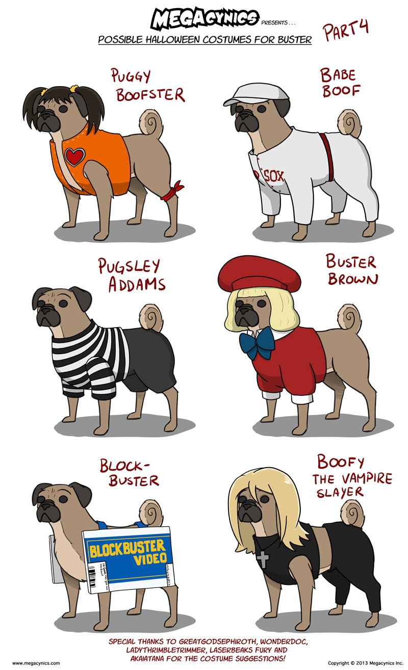 MegaCynics: Buster Costumes part 4 (Oct 21, 2015)